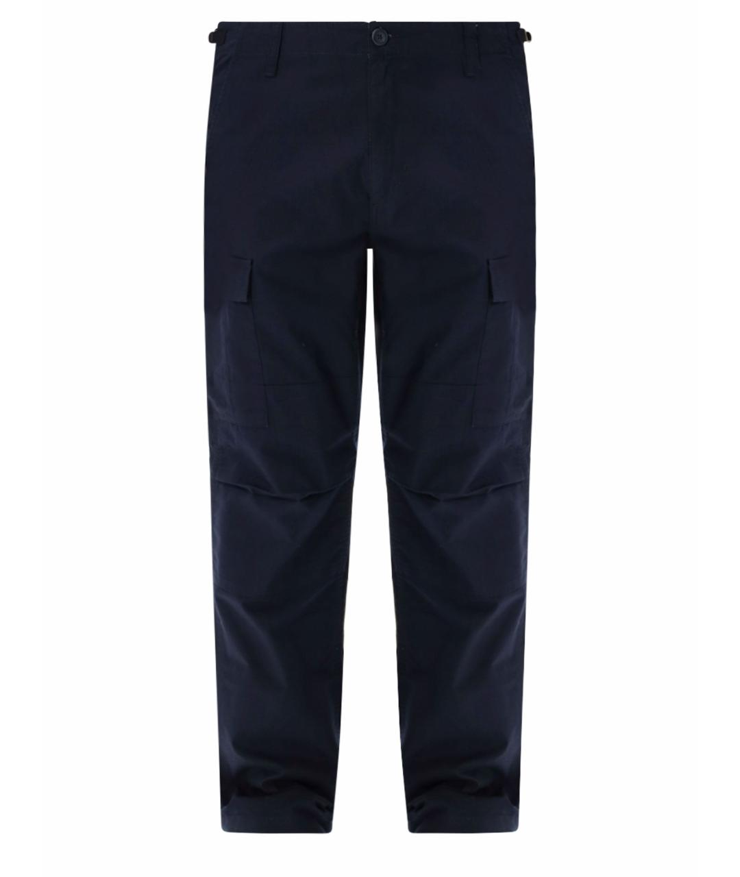 CARHARTT WIP Синие хлопковые повседневные брюки, фото 1