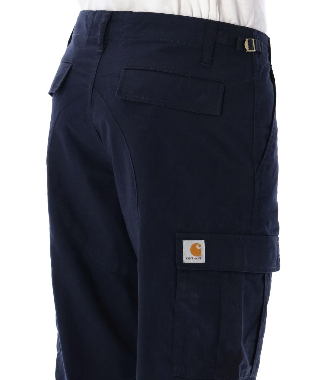CARHARTT WIP Синие хлопковые повседневные брюки, фото 3