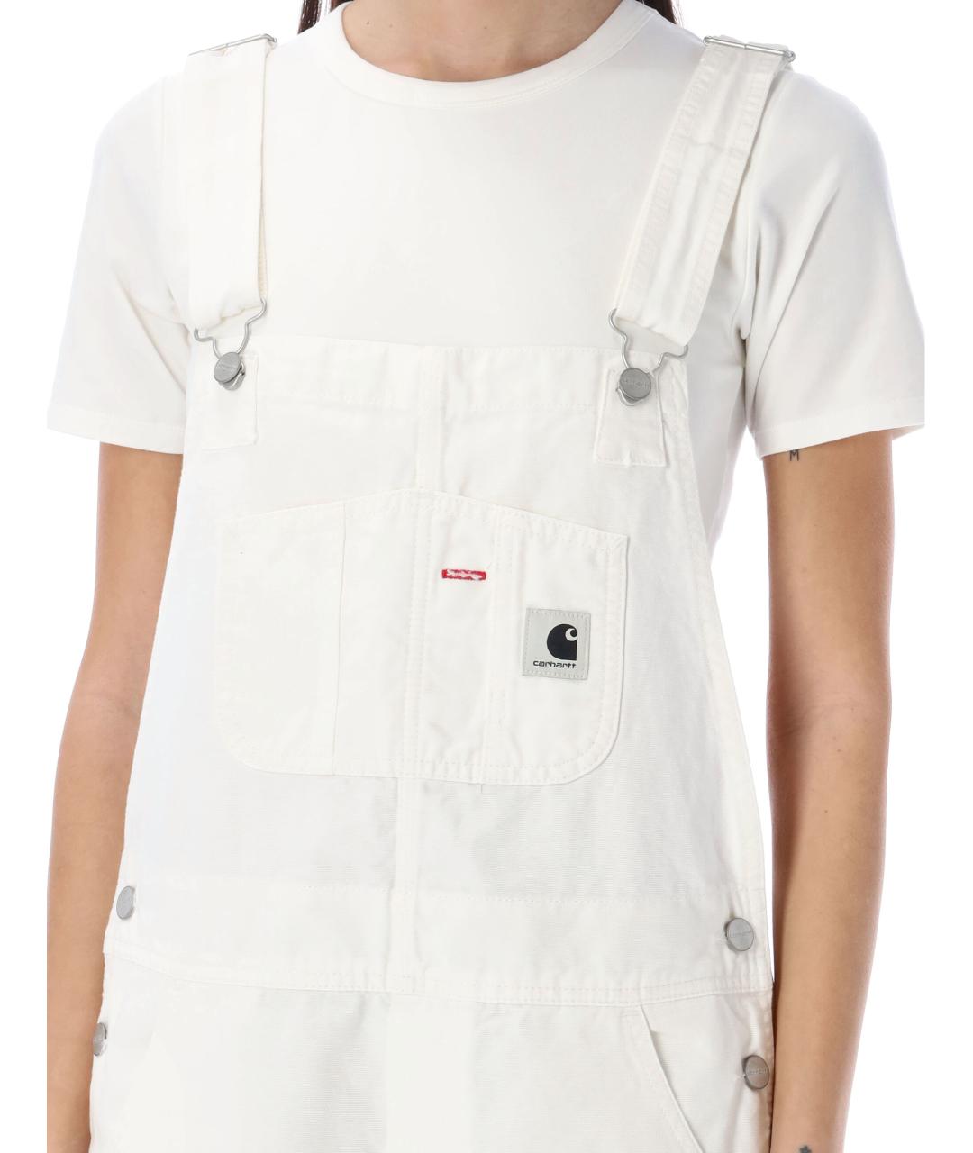 CARHARTT WIP Белый хлопковый комбинезон, фото 3