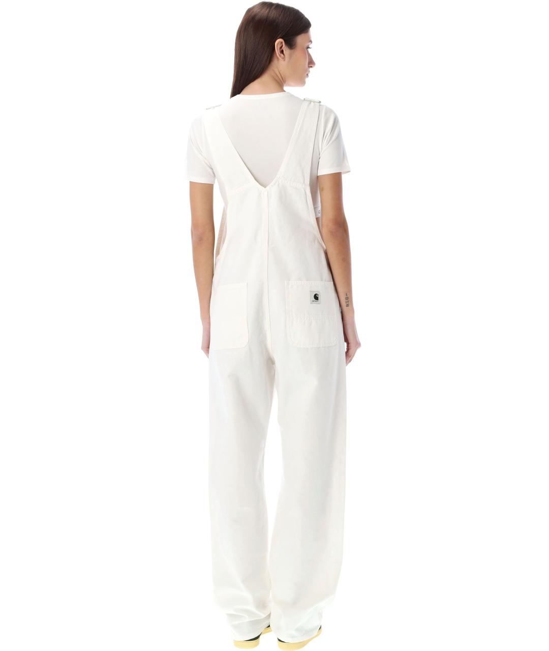CARHARTT WIP Белый хлопковый комбинезон, фото 2