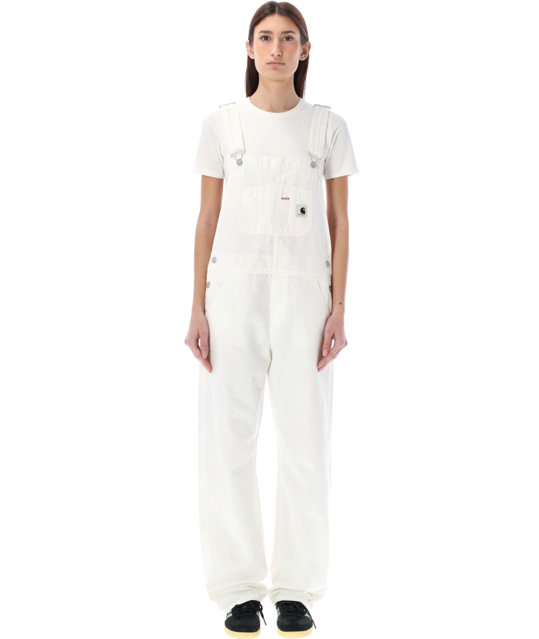 CARHARTT WIP Белый хлопковый комбинезон, фото 4