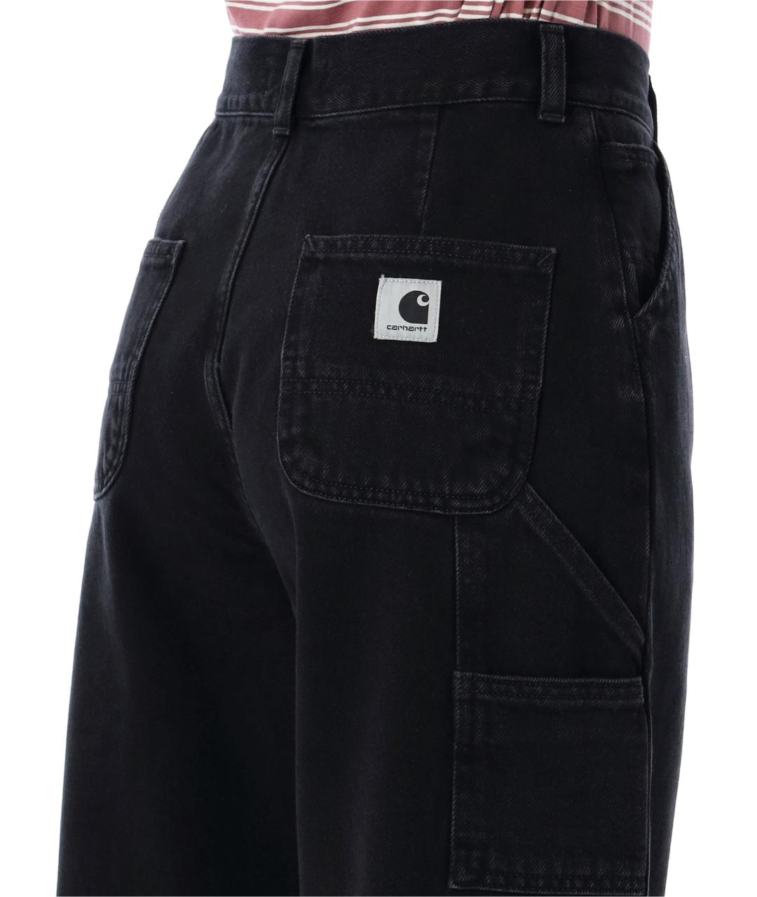 CARHARTT WIP Черные хлопковые прямые джинсы, фото 3