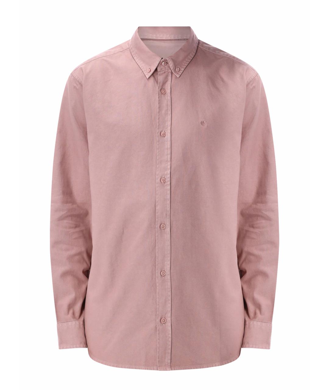 CARHARTT WIP Розовая хлопковая кэжуал рубашка, фото 1