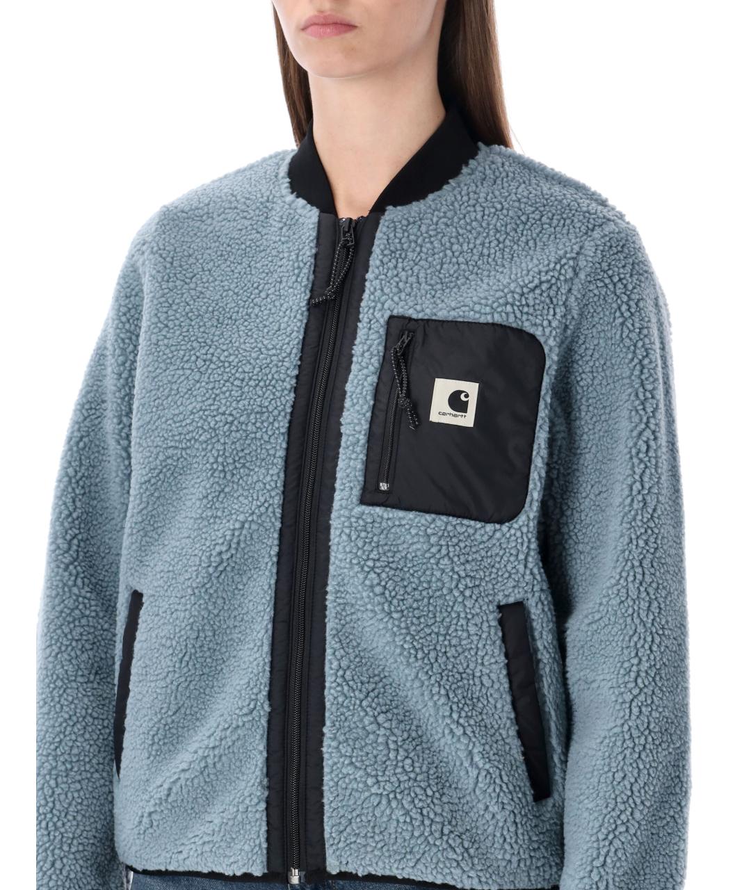 CARHARTT WIP Голубая полиэстеровая куртка, фото 4