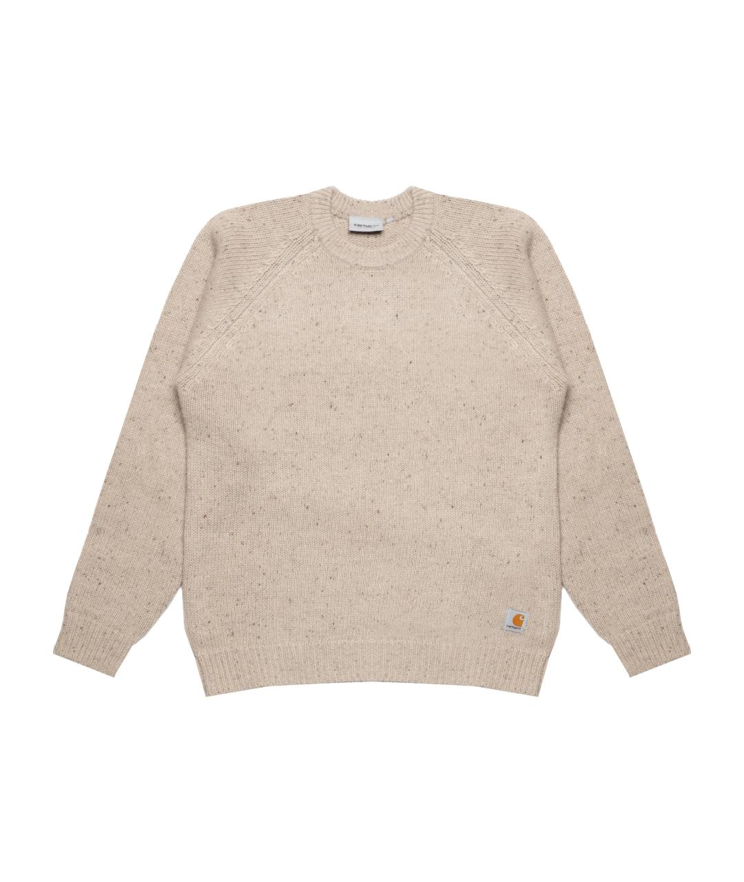 CARHARTT WIP Бежевый шерстяной джемпер / свитер, фото 1