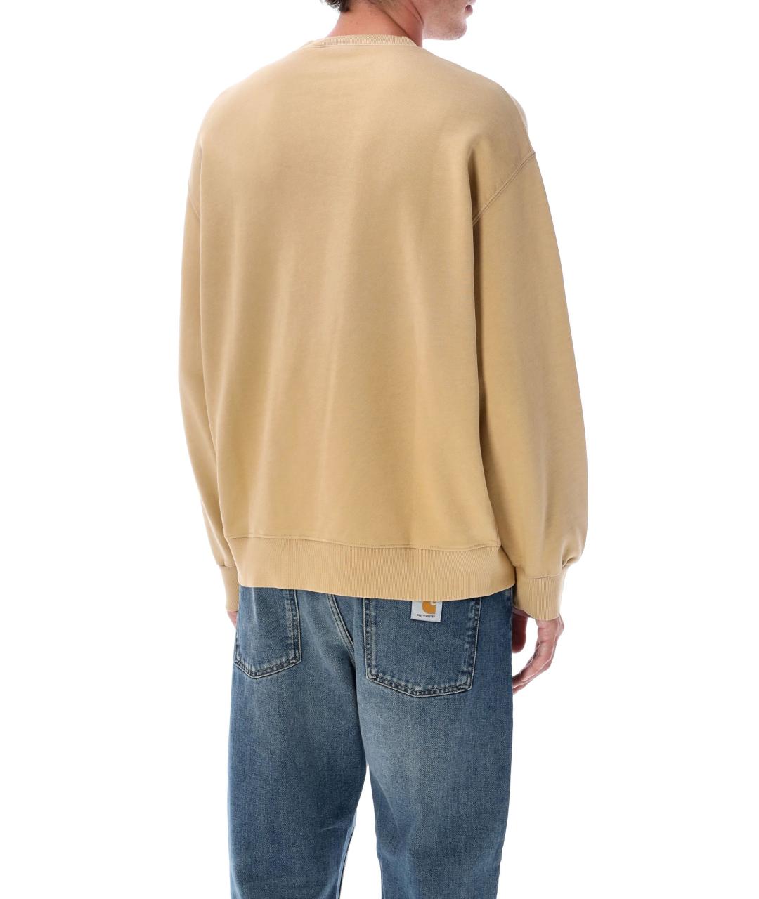 CARHARTT WIP Бежевый хлопковый джемпер / свитер, фото 4