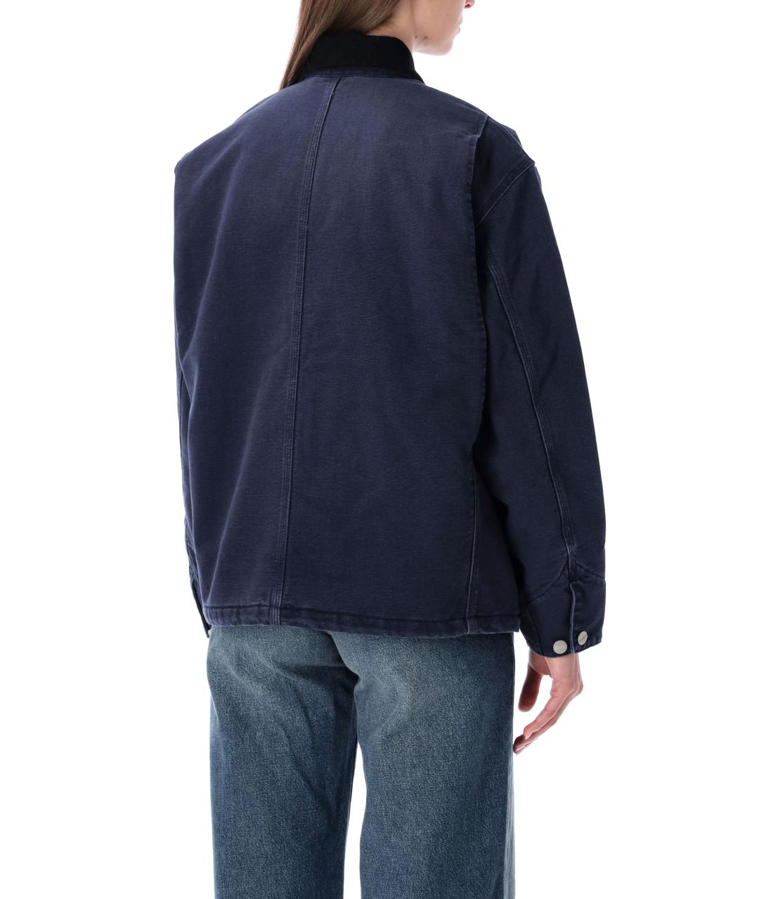 CARHARTT WIP Синяя хлопковая куртка, фото 3