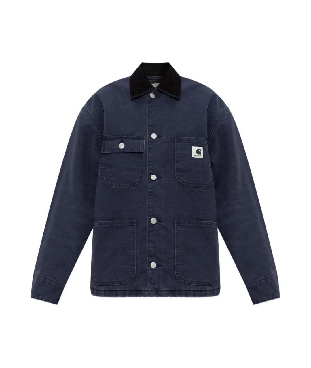 CARHARTT WIP Синяя хлопковая куртка, фото 1