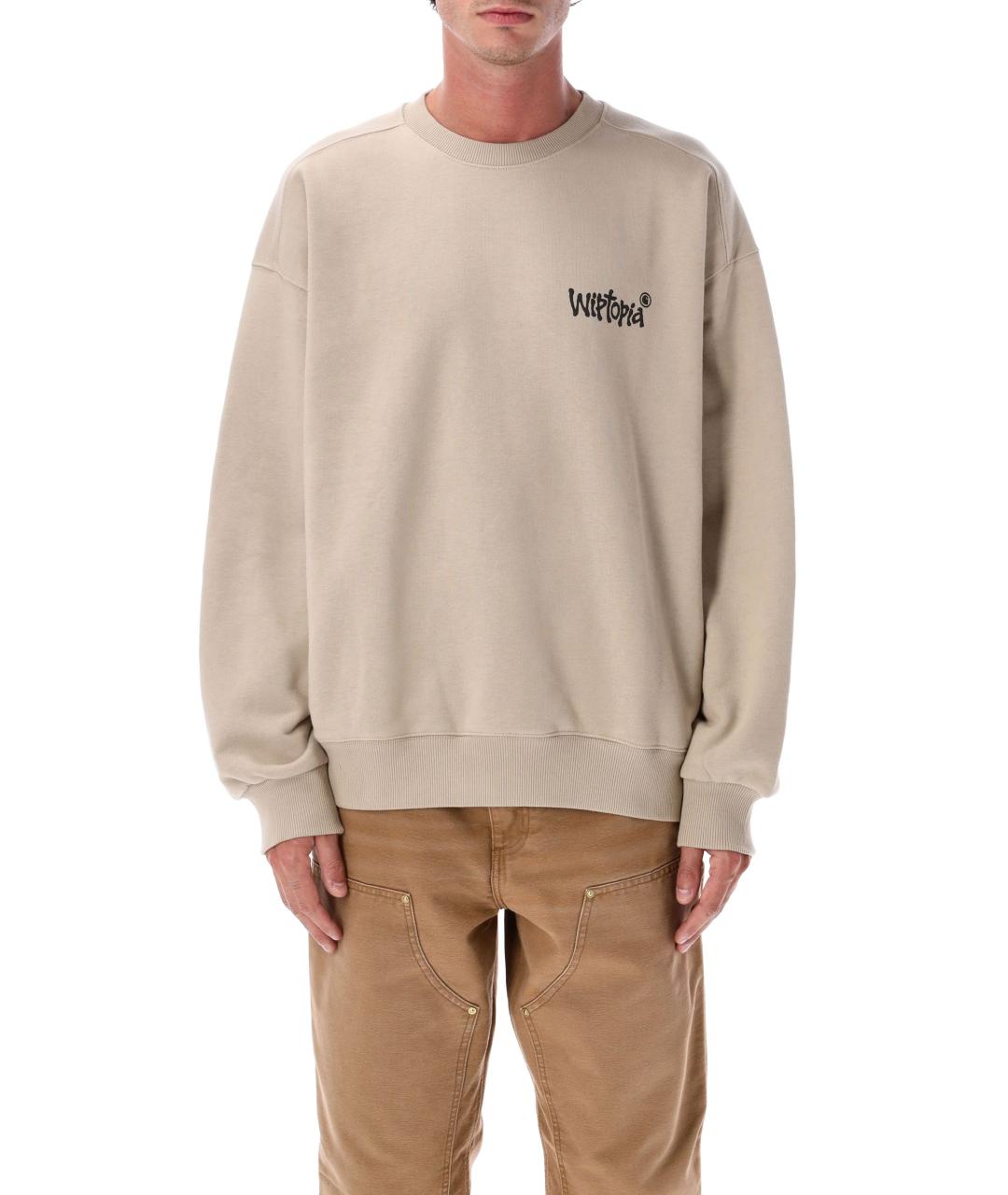 CARHARTT WIP Бежевый хлопковый джемпер / свитер, фото 2