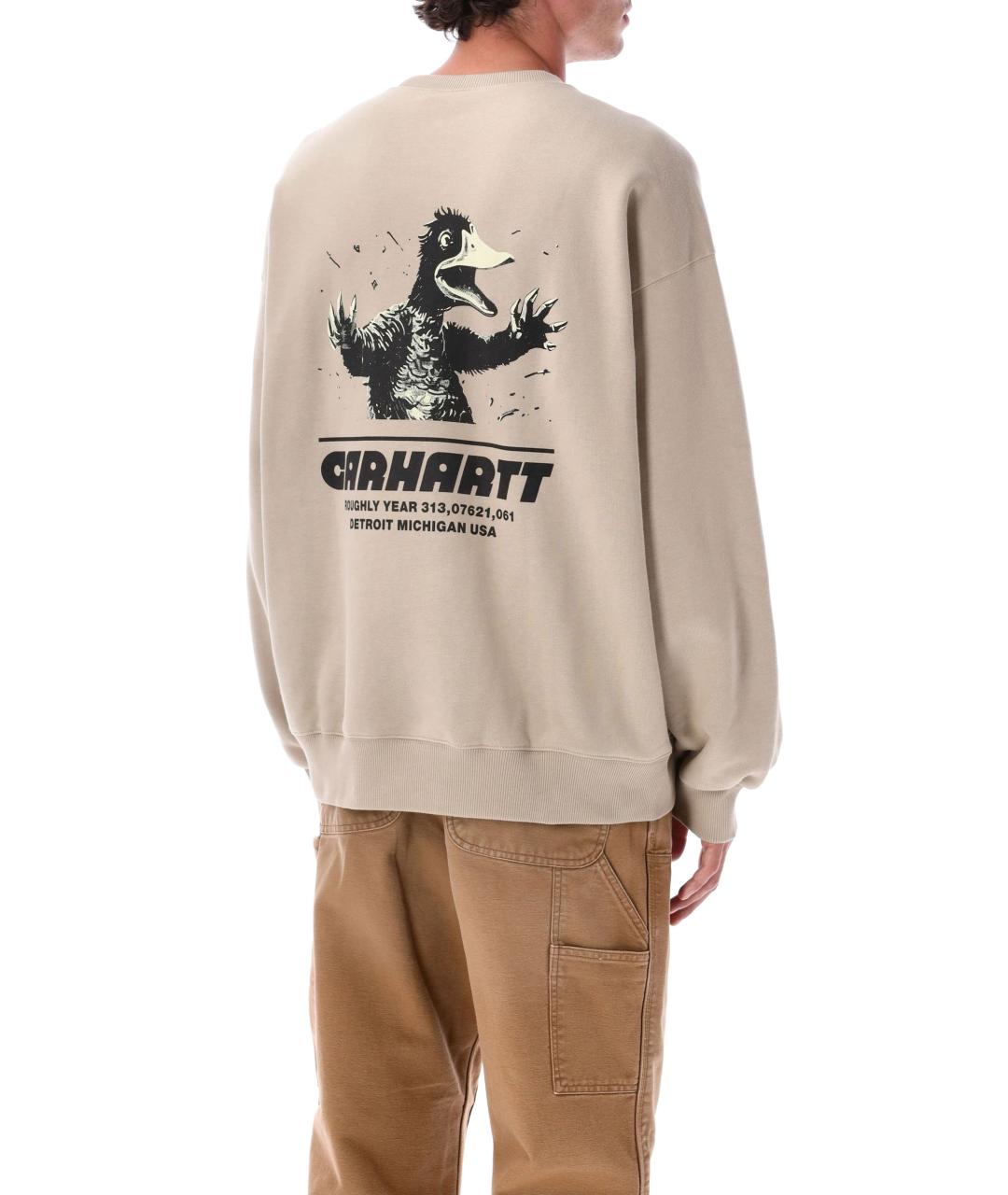 CARHARTT WIP Бежевый хлопковый джемпер / свитер, фото 4