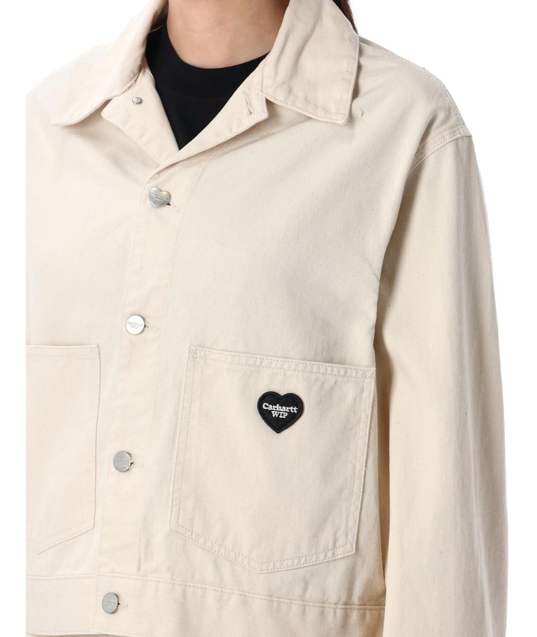 CARHARTT WIP Бежевая хлопковая куртка, фото 3