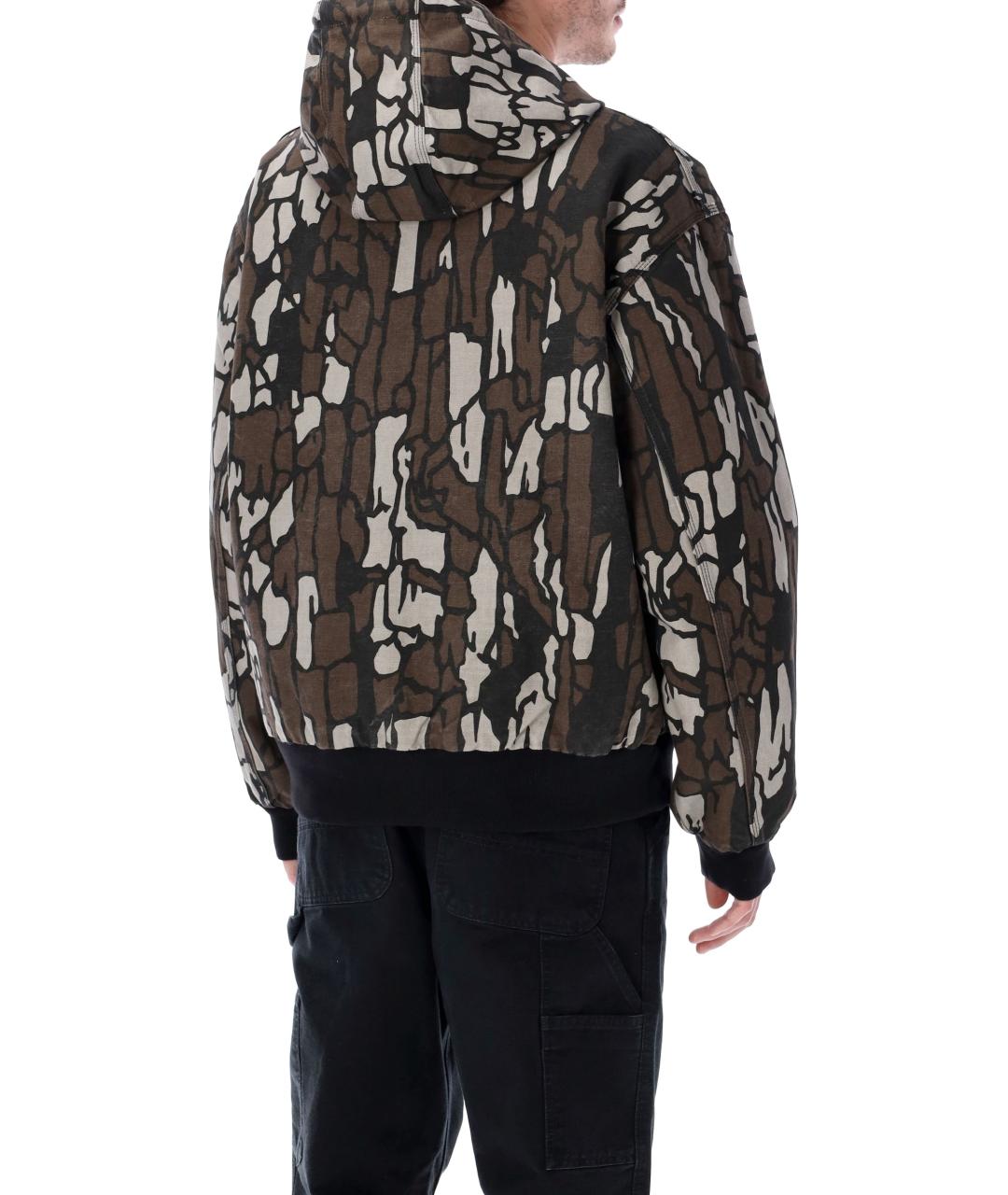 CARHARTT WIP Коричневая хлопковая куртка, фото 5