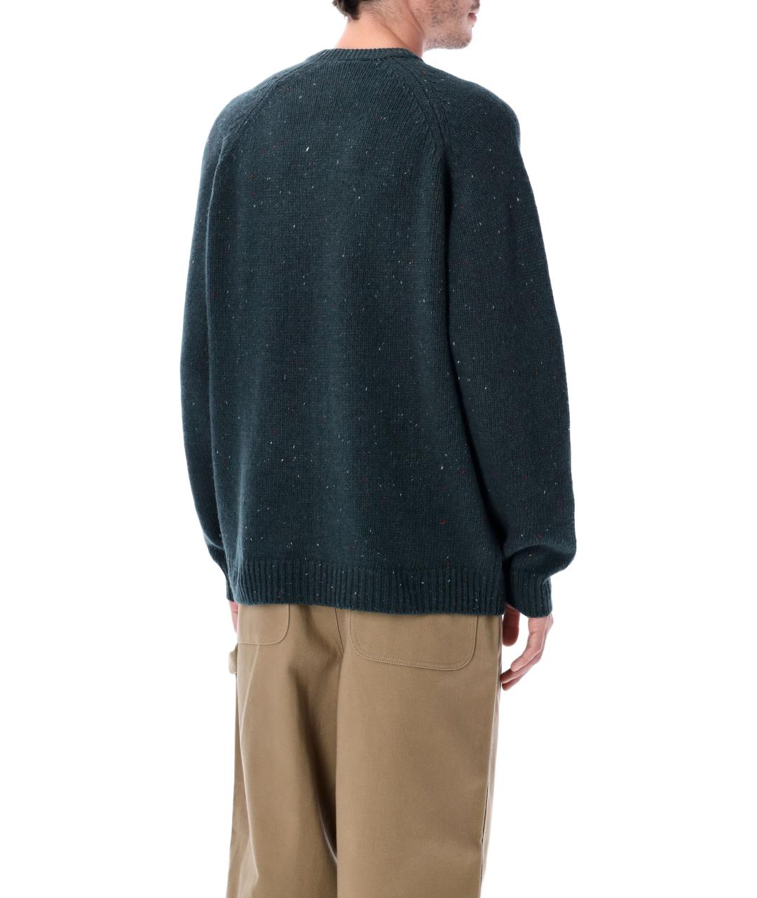 CARHARTT WIP Зеленый шерстяной джемпер / свитер, фото 3