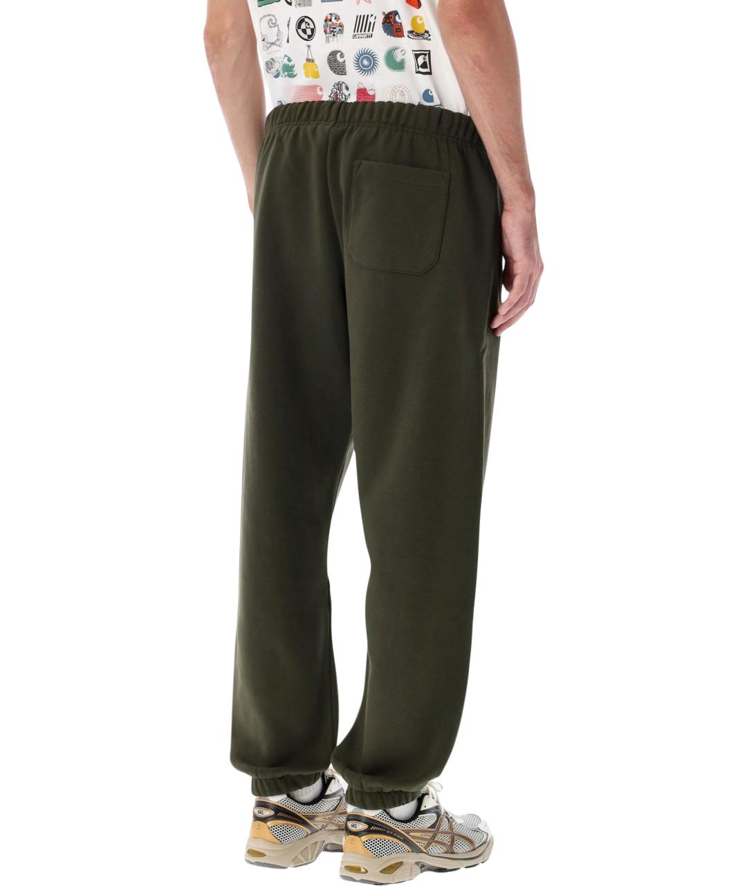 CARHARTT WIP Зеленые хлопковые повседневные брюки, фото 2