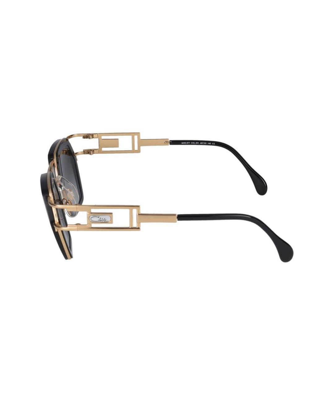 CAZAL Черные металлические солнцезащитные очки, фото 3