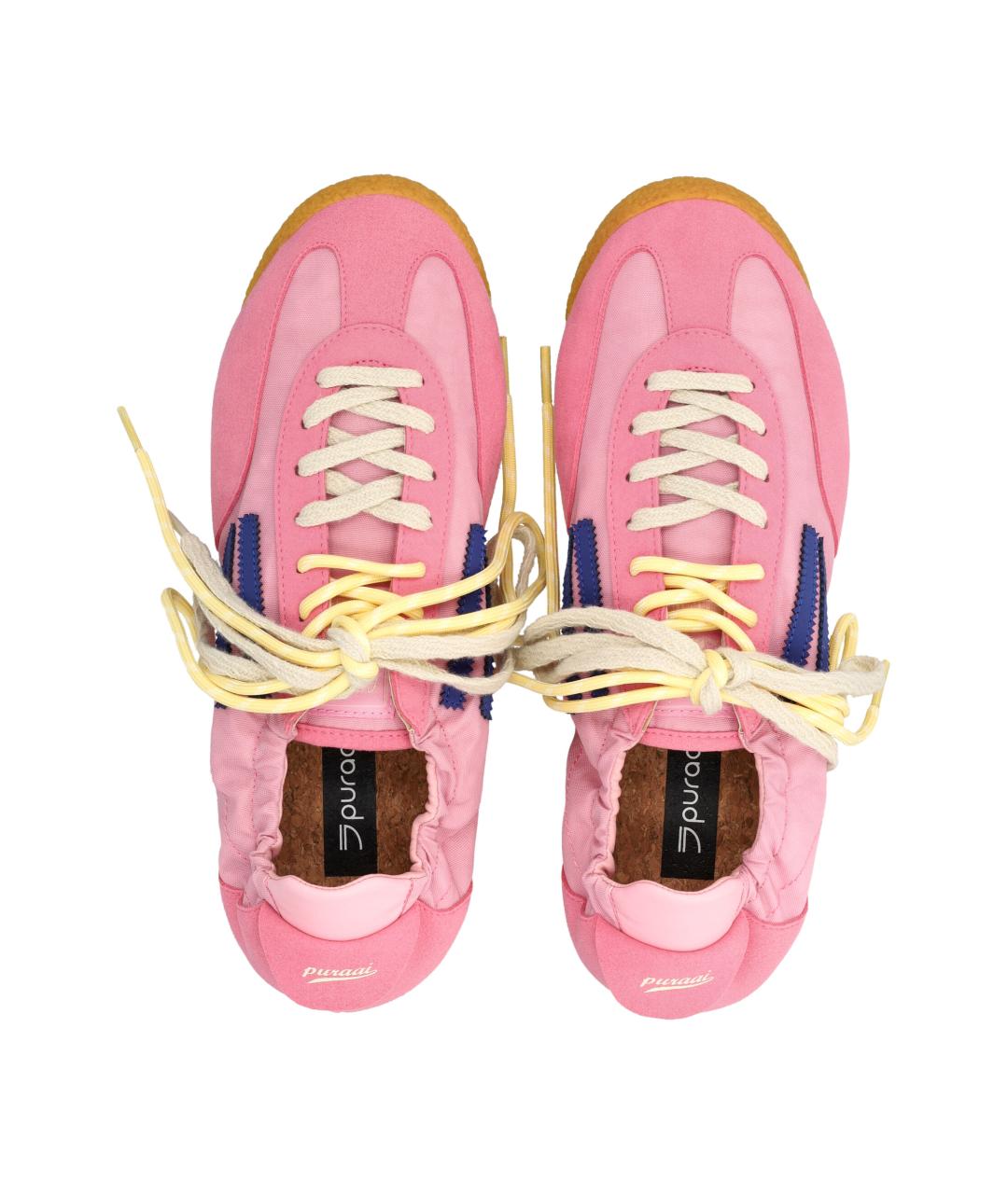 PURAAI Розовые кроссовки из искусственной кожи, фото 2