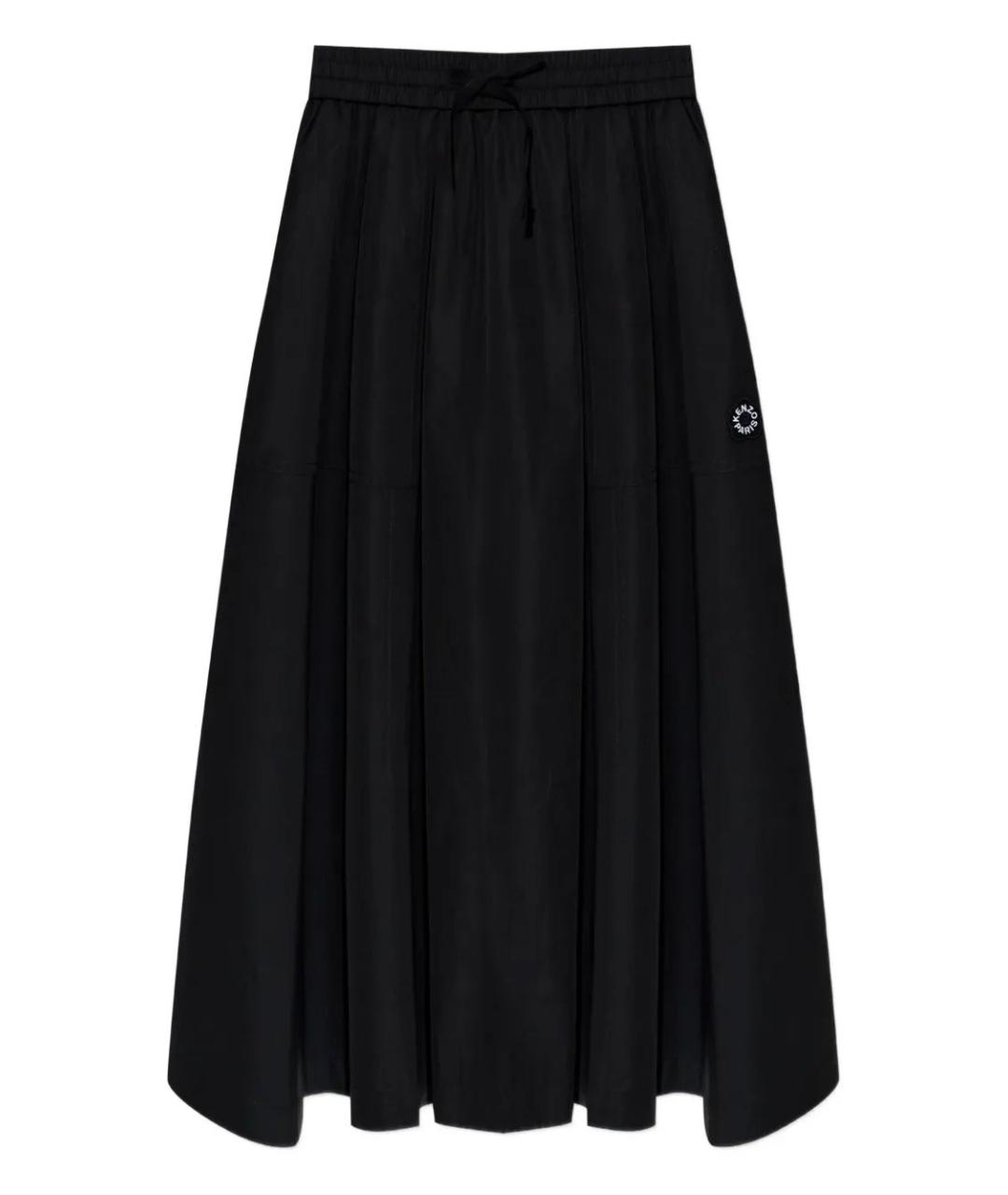 KENZO Черная полиэстеровая юбка миди, фото 1