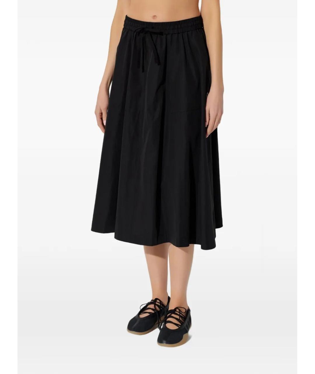 KENZO Черная полиэстеровая юбка миди, фото 3