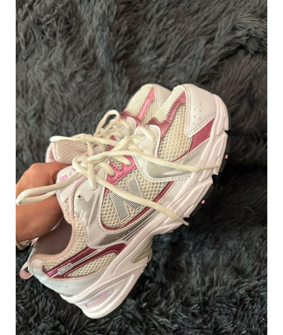 NEW BALANCE Белые кроссовки, фото 9