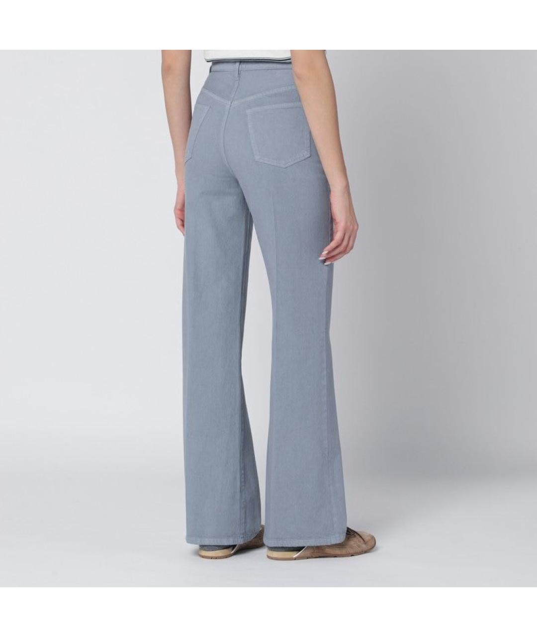 A.P.C. Голубые хлопковые джинсы клеш, фото 2