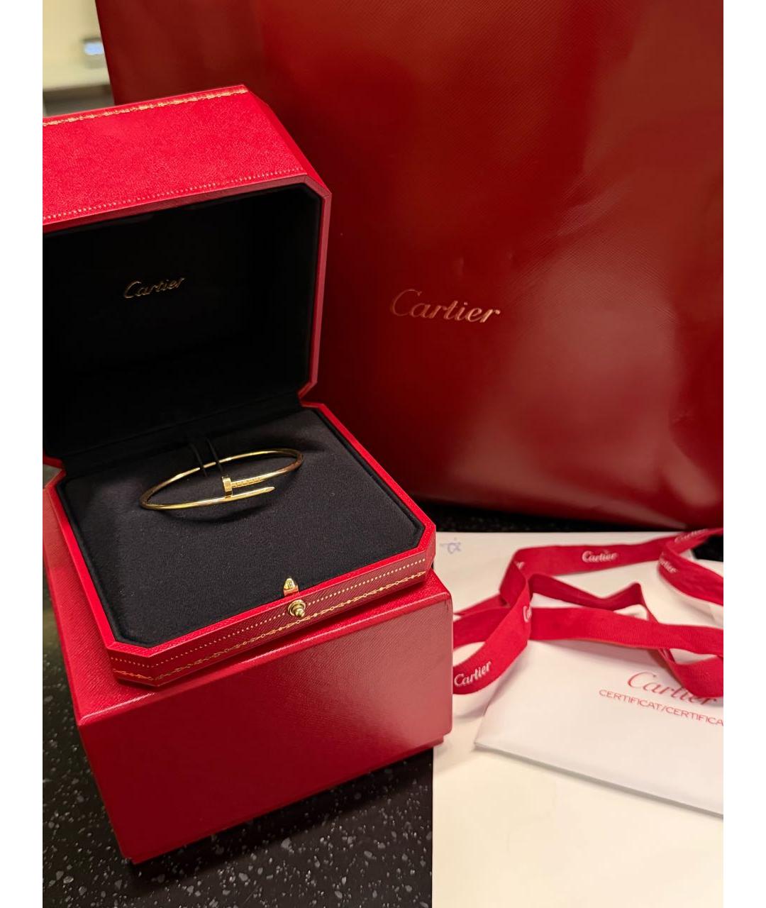 CARTIER Золотой браслет из желтого золота, фото 2