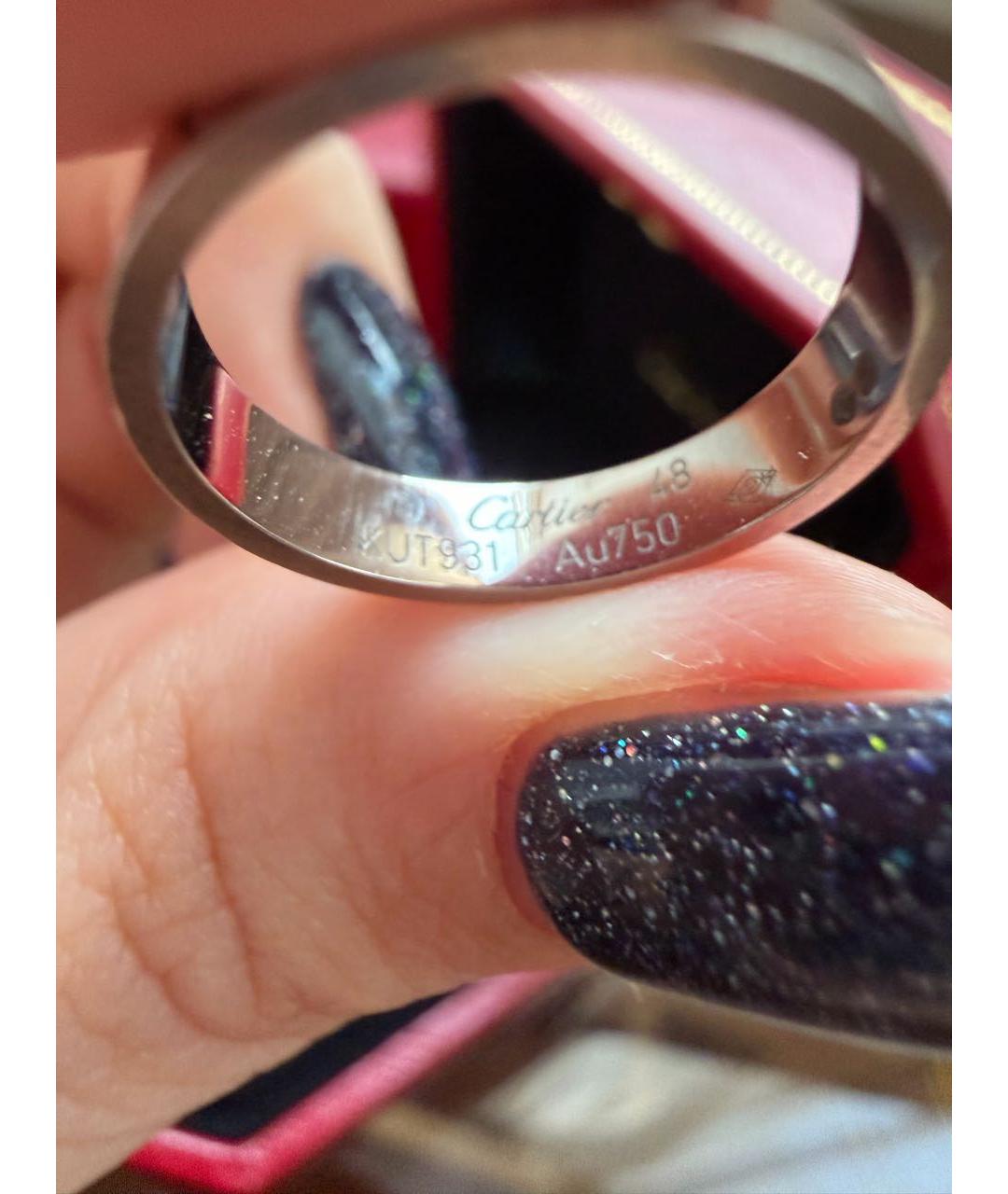 CARTIER Серебряное кольцо из белого золота, фото 2