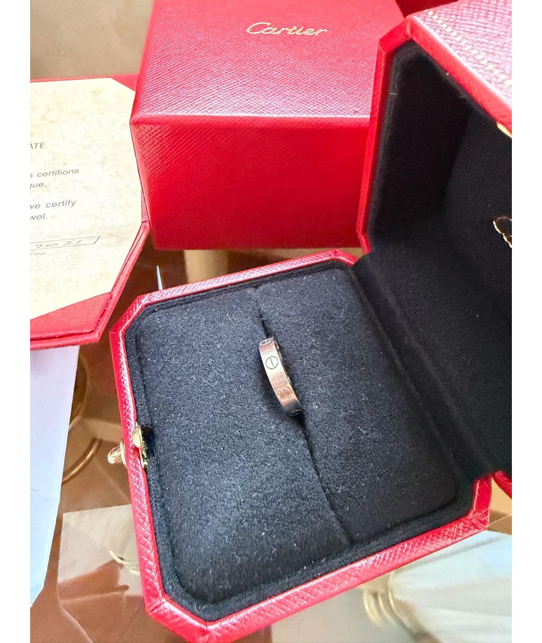 CARTIER Серебряное кольцо из белого золота, фото 5