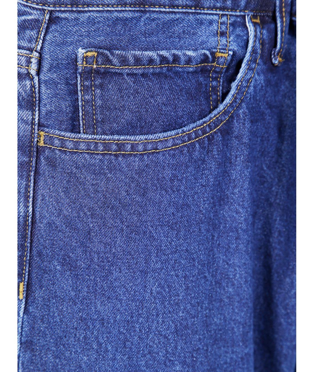 CARHARTT WIP Синие хлопковые прямые джинсы, фото 3