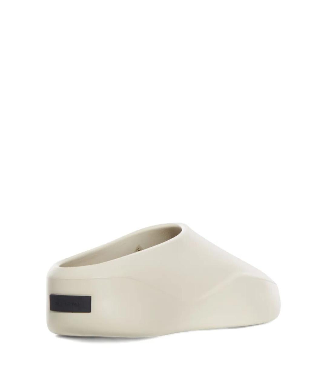 FEAR OF GOD Белые резиновые мюли, фото 3