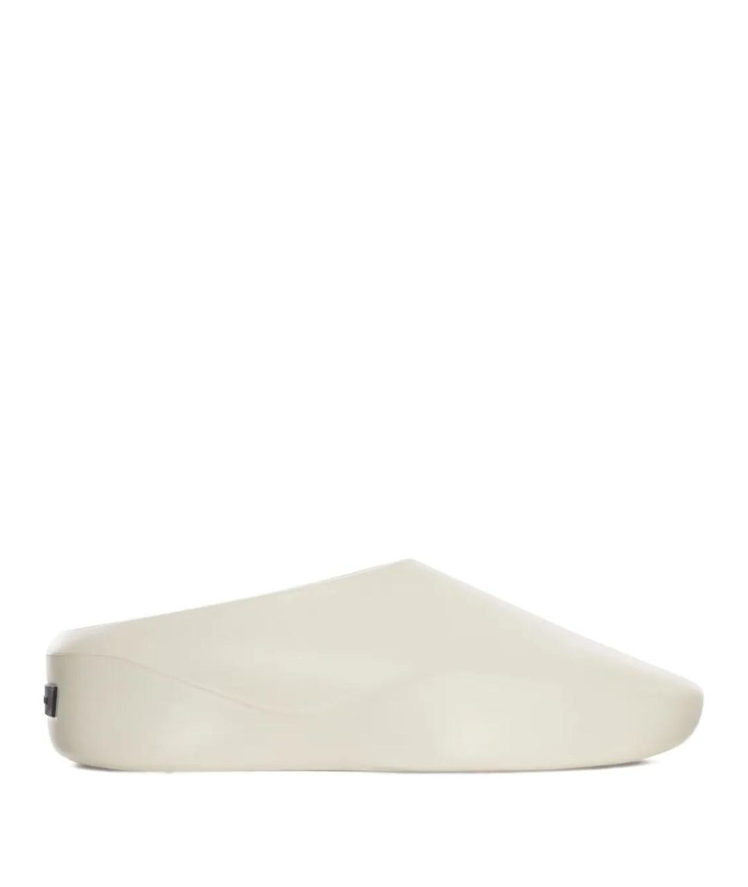 FEAR OF GOD Белые резиновые мюли, фото 1