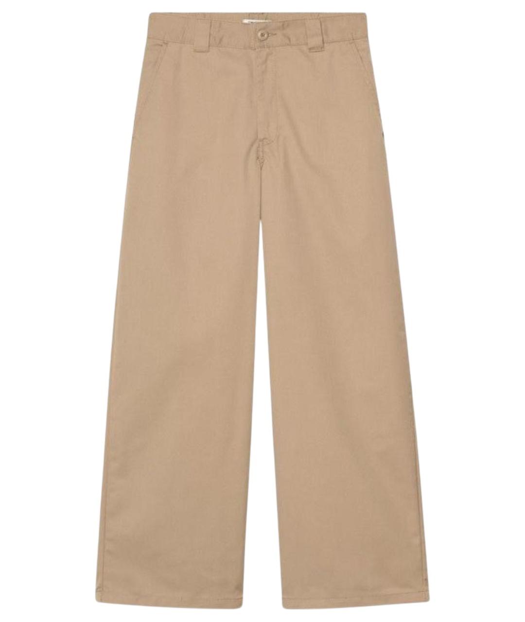 CARHARTT WIP Бежевые хлопковые прямые джинсы, фото 1