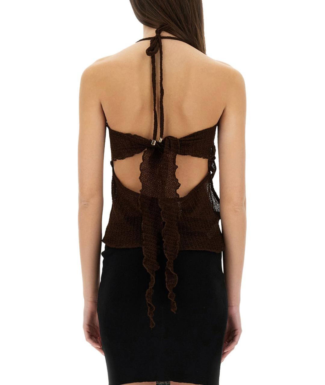 Selia Richwood Коричневая майка, фото 3