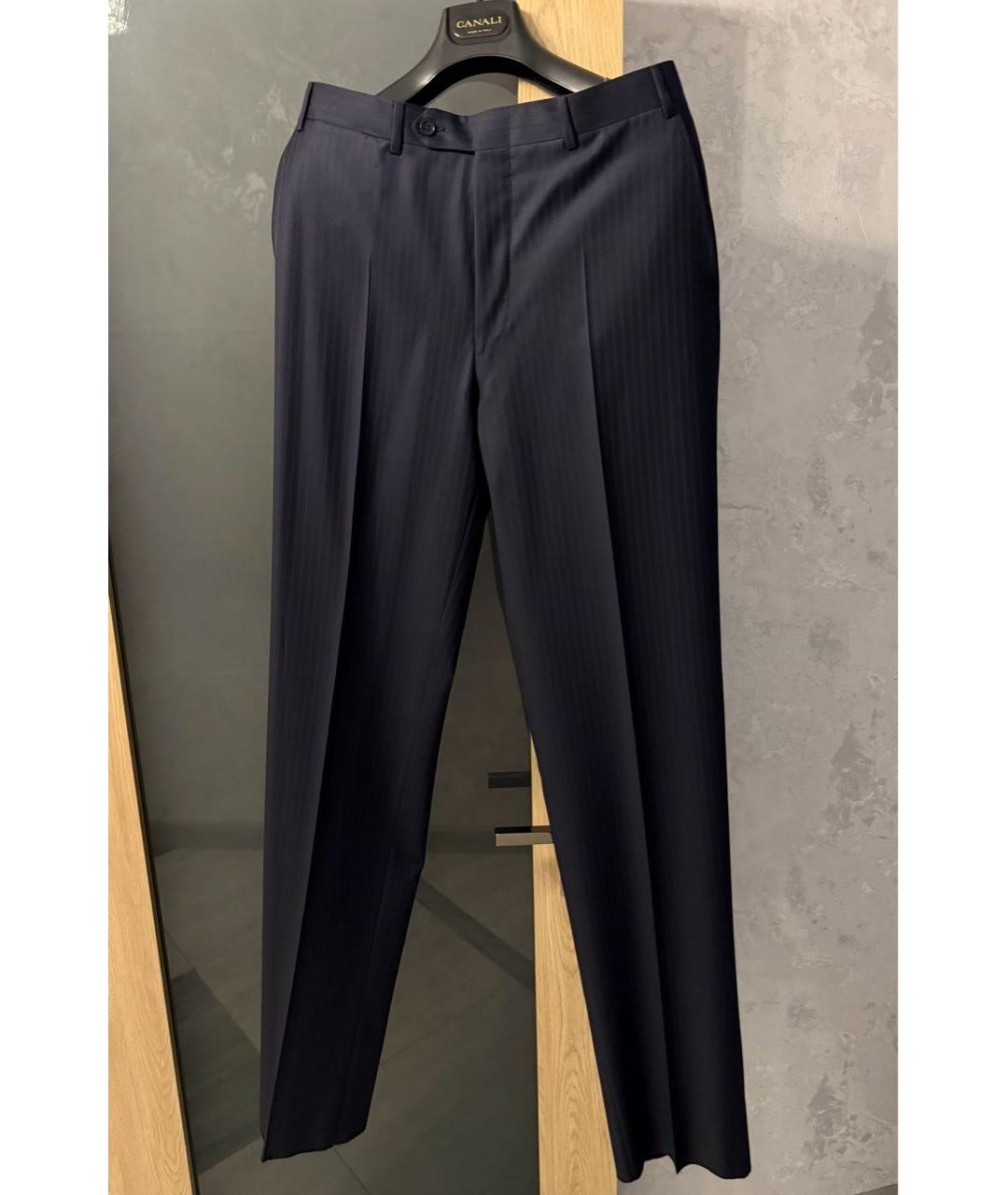 CANALI Темно-синий классический костюм, фото 2