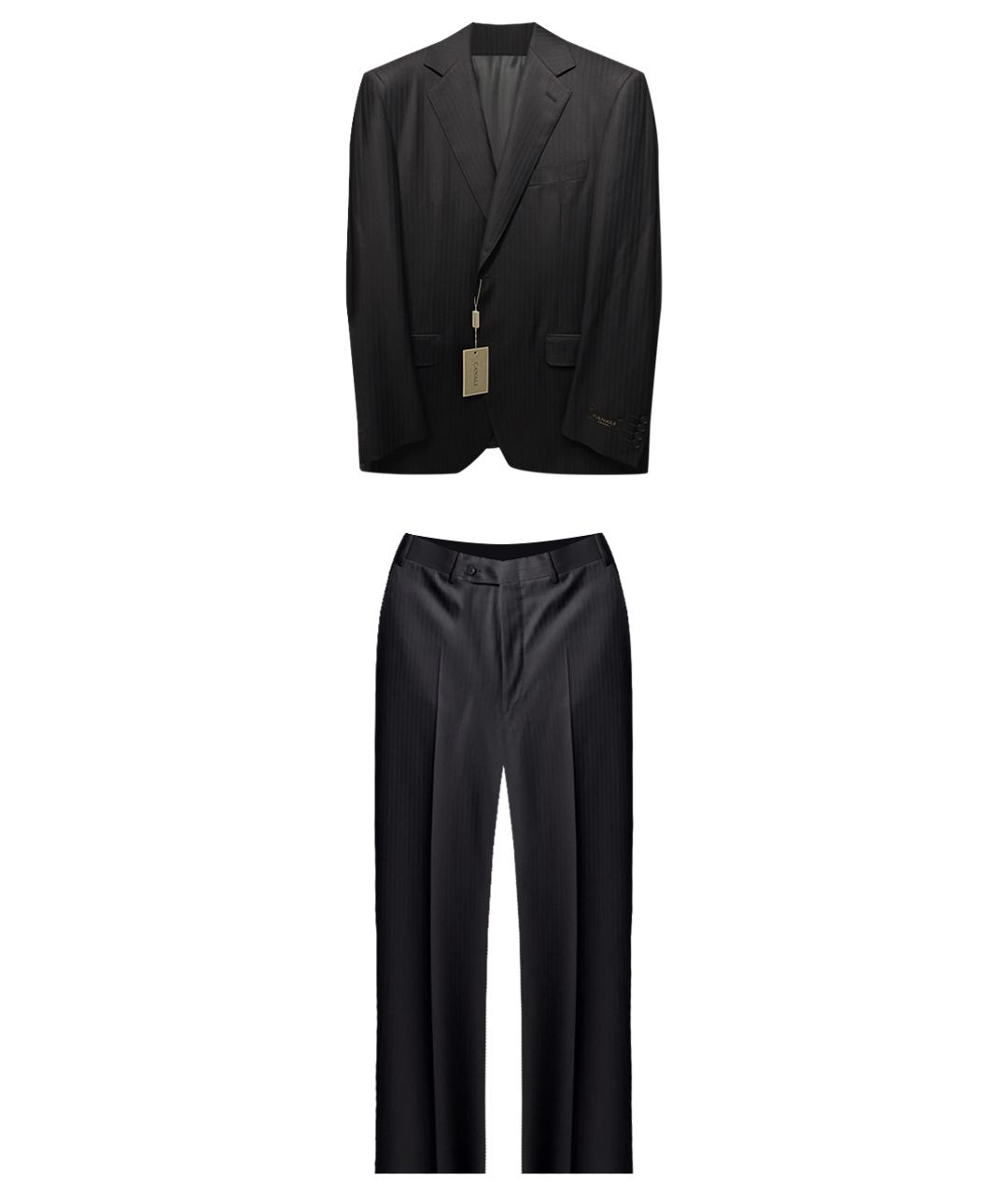 CANALI Темно-синий классический костюм, фото 1