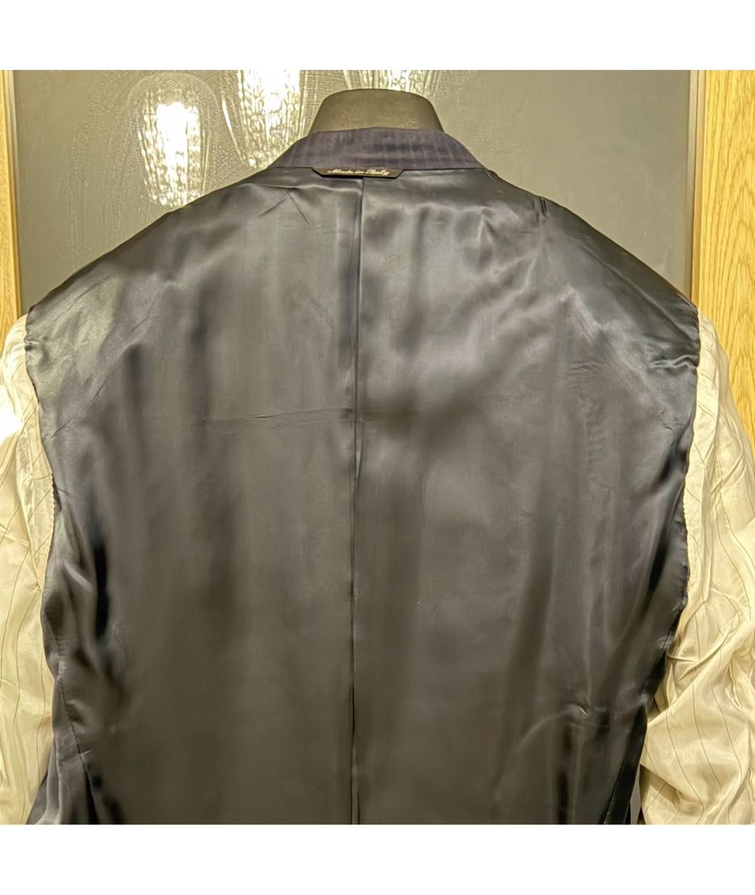 CANALI Темно-синий классический костюм, фото 3