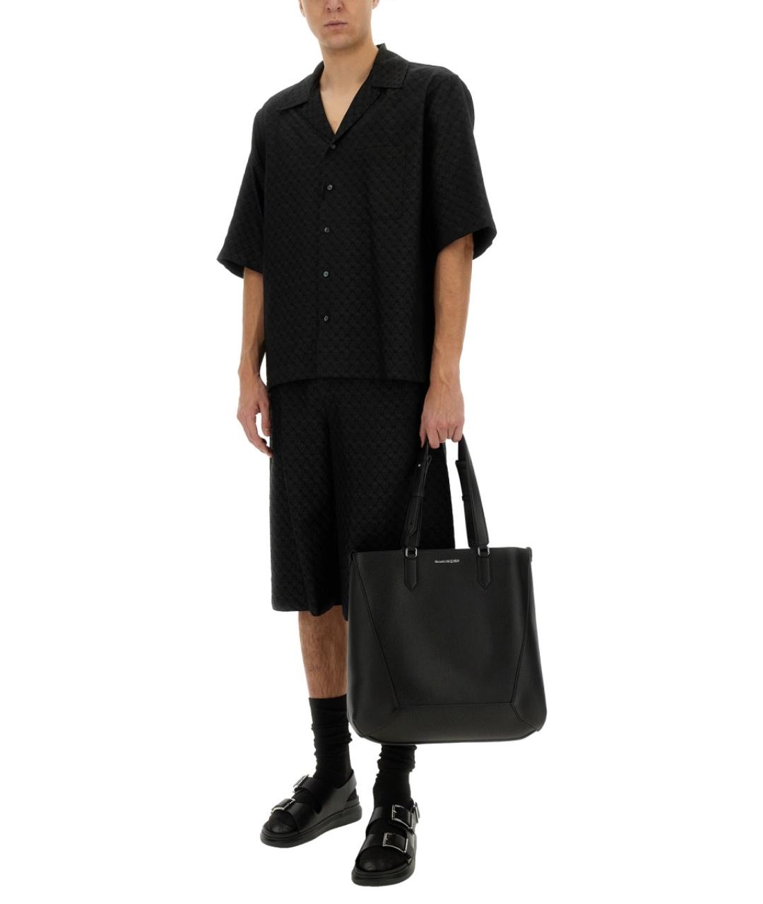 ALEXANDER MCQUEEN Черная кэжуал рубашка, фото 2