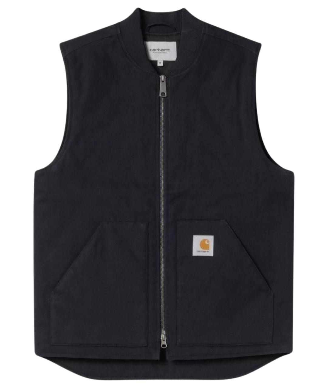 CARHARTT WIP Темно-синий хлопковый жилет, фото 1