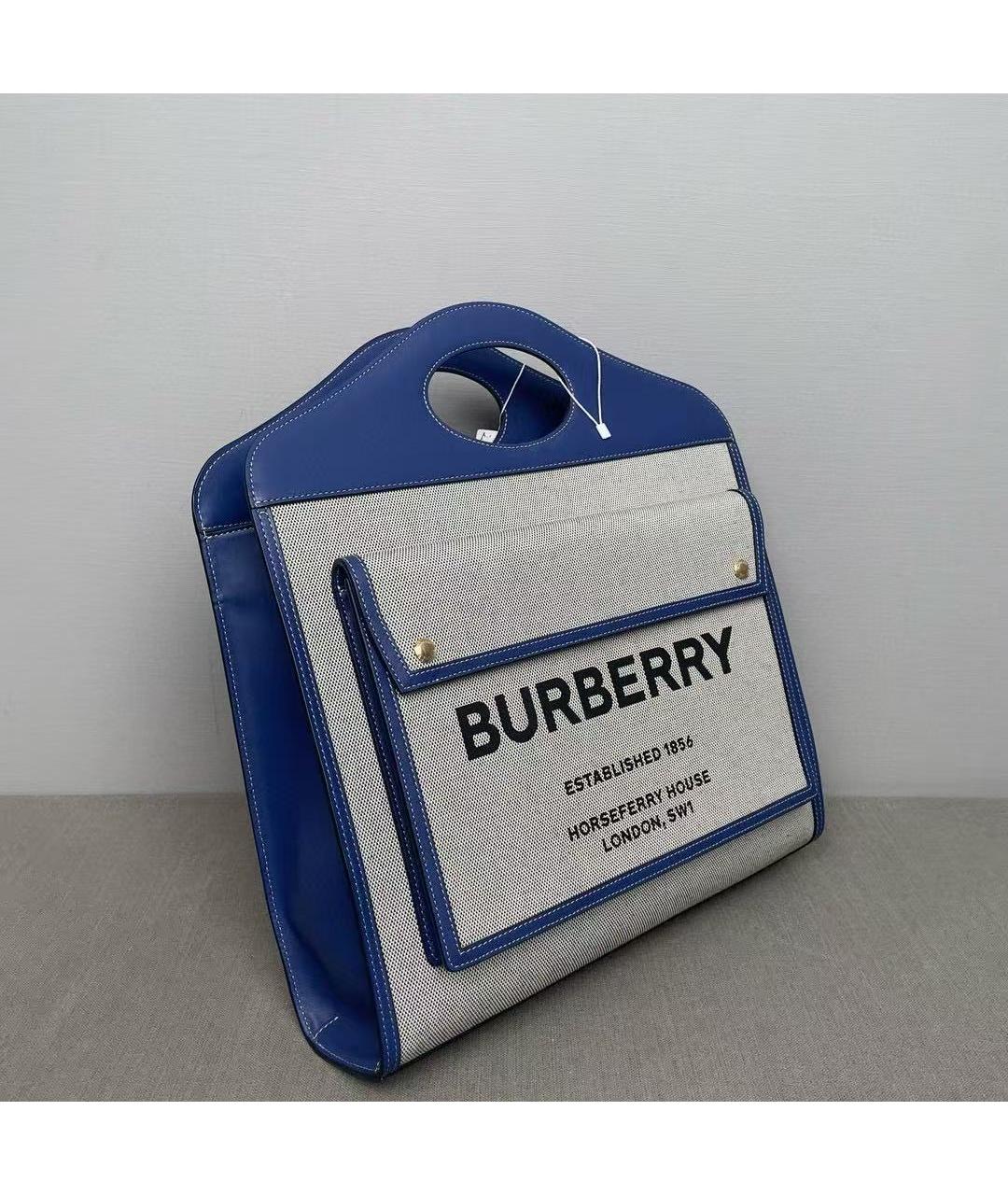 BURBERRY Голубая сумка через плечо, фото 6