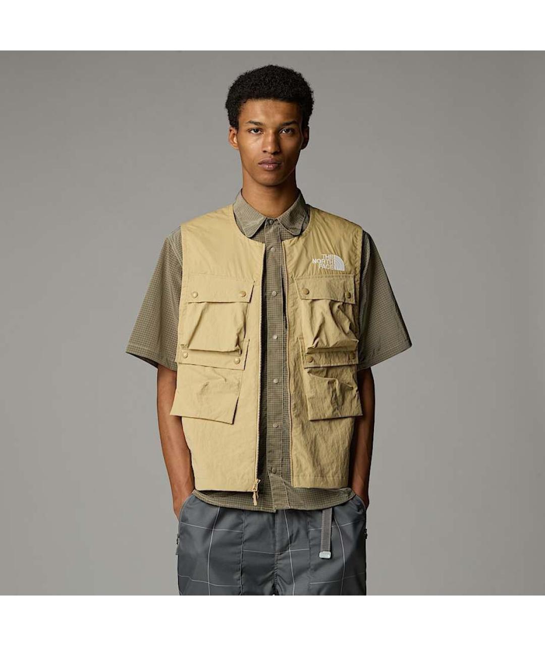 THE NORTH FACE Хаки полиамидовый жилет, фото 4