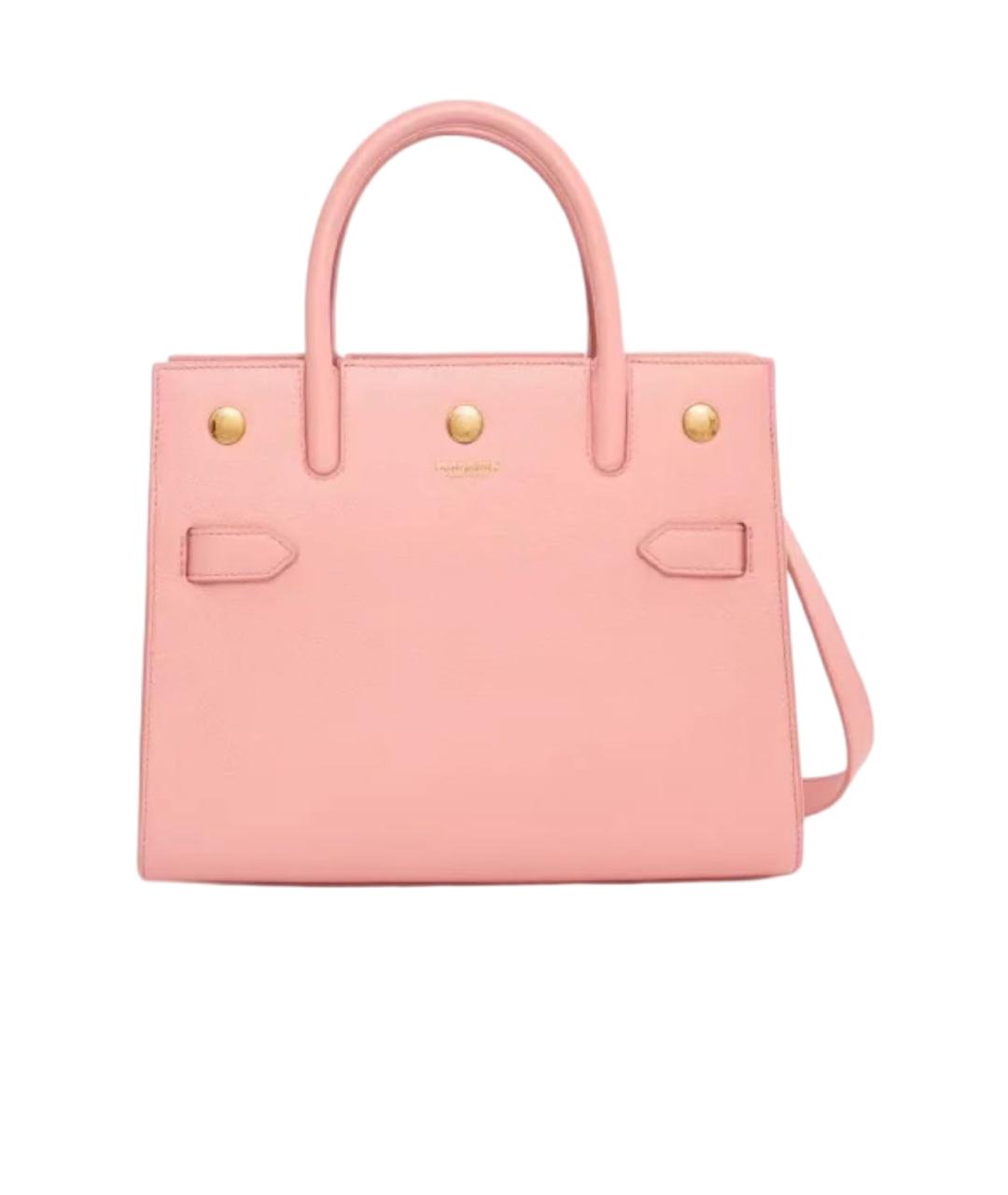 BURBERRY Розовая сумка с короткими ручками, фото 7