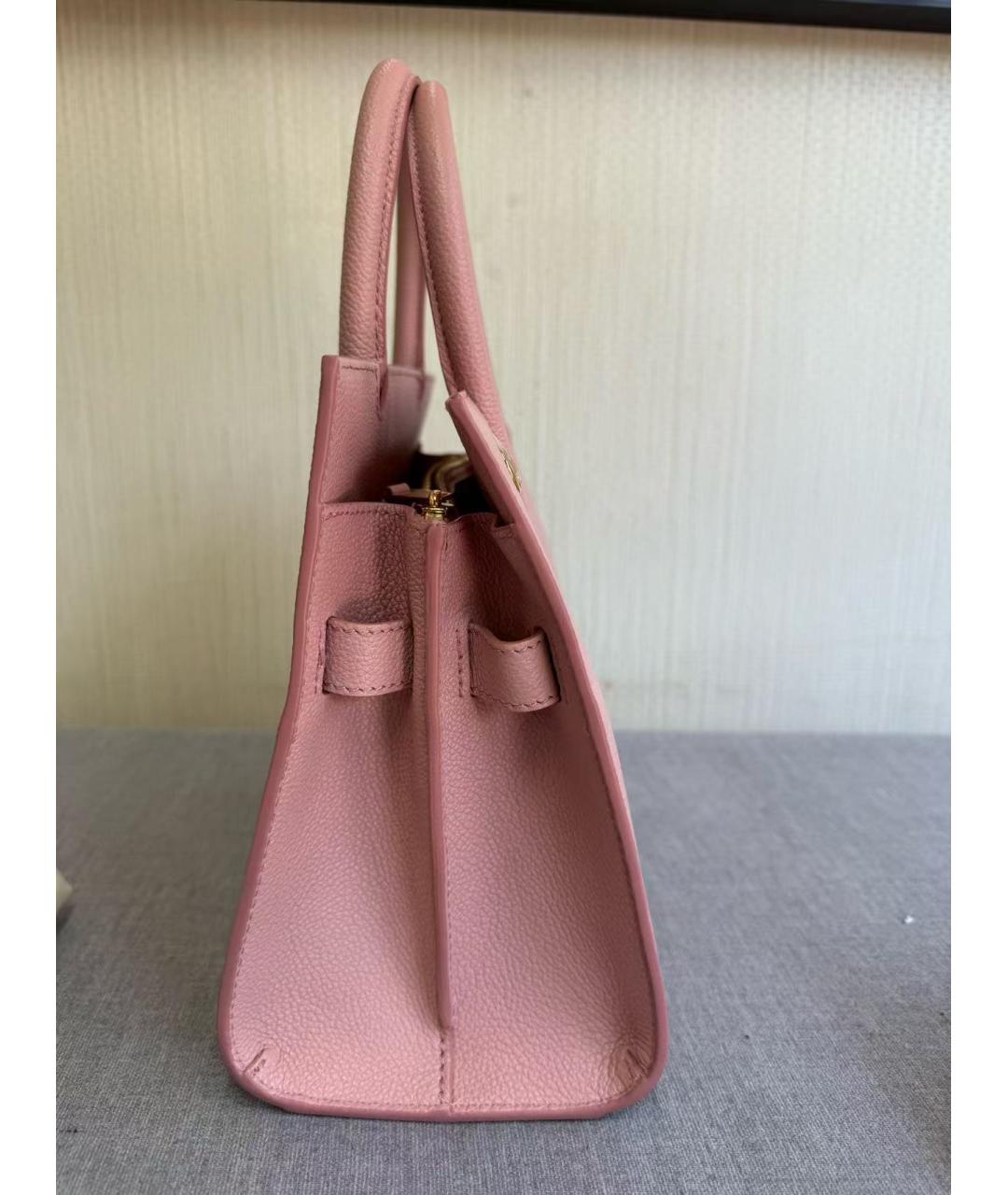 BURBERRY Розовая сумка с короткими ручками, фото 6