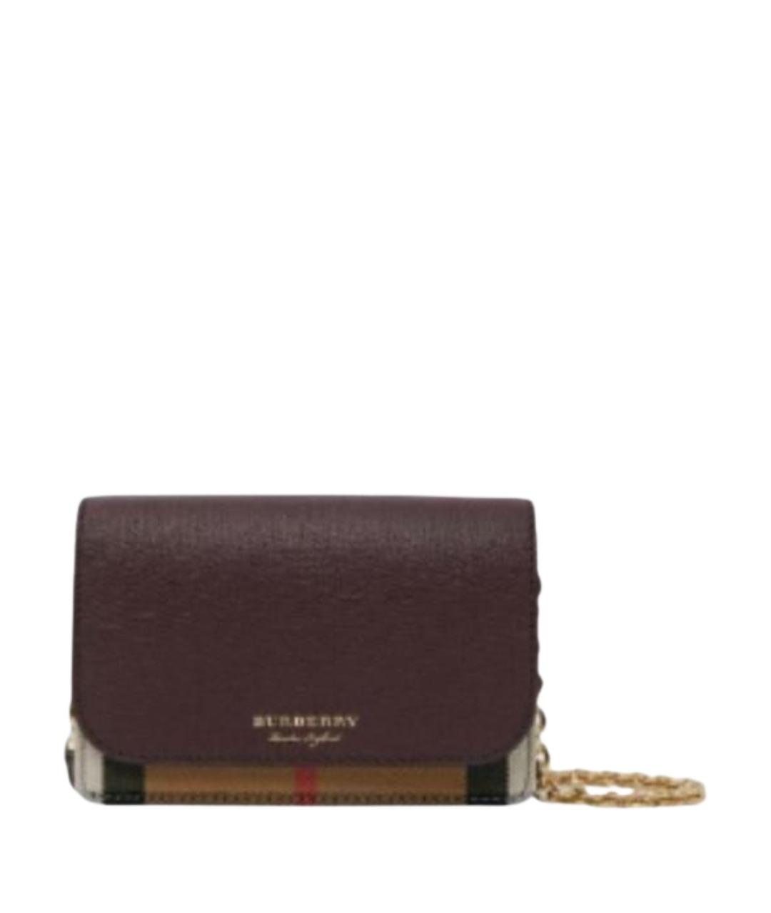 BURBERRY Коричневая сумка через плечо, фото 1