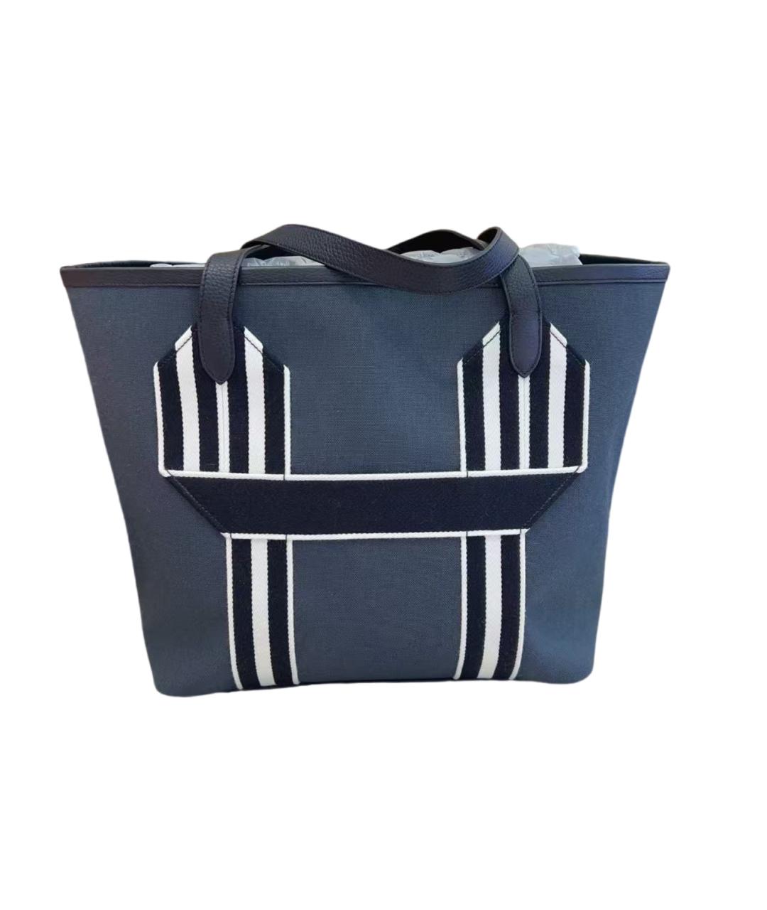 HERMES Тканевая сумка с короткими ручками, фото 6