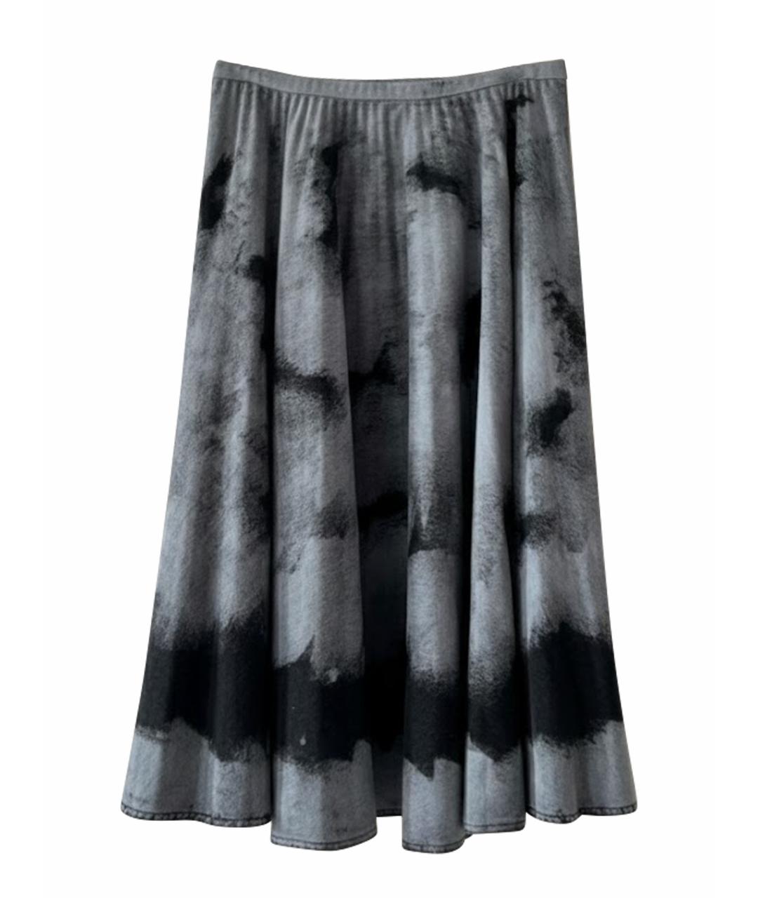 CHRISTIAN DIOR Голубая юбка миди, фото 1