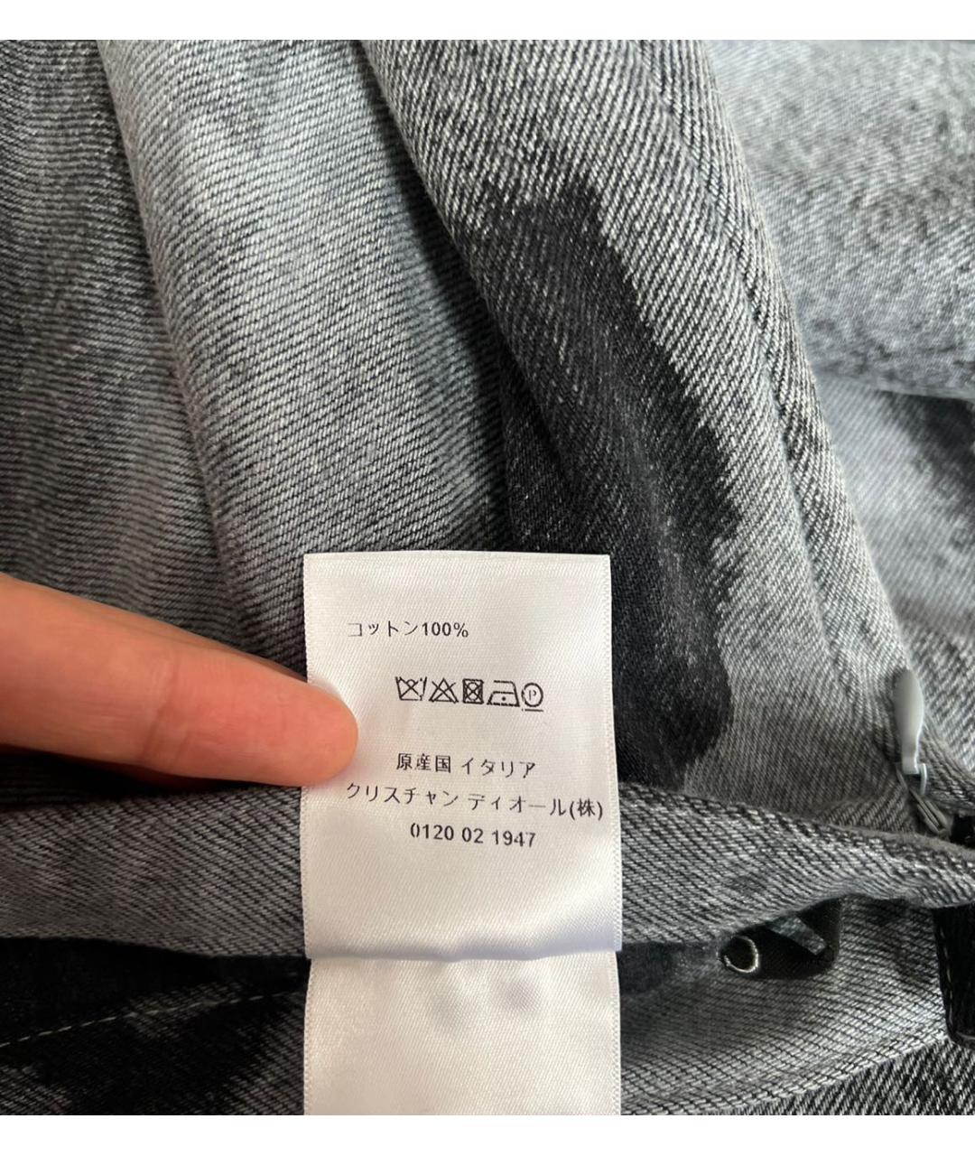 CHRISTIAN DIOR Голубая юбка миди, фото 6