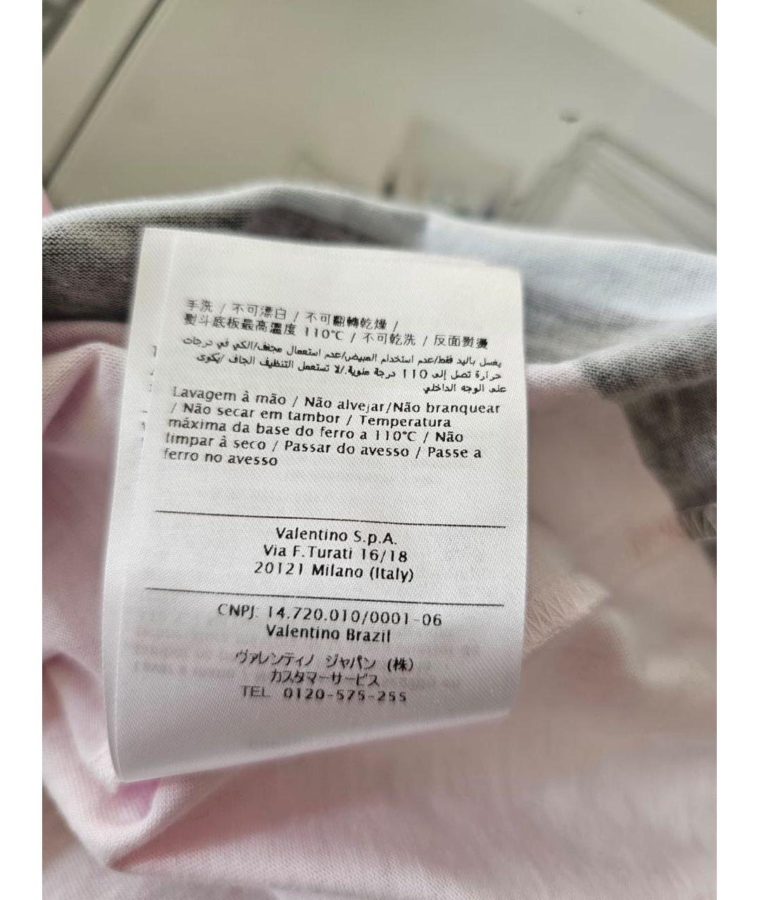 VALENTINO Бирюзовая футболка, фото 8