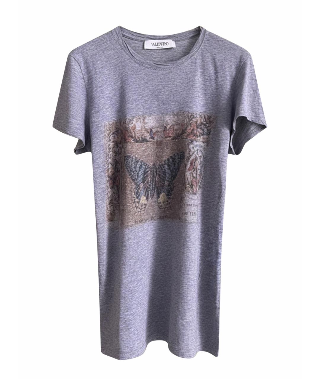 VALENTINO Серая футболка, фото 1