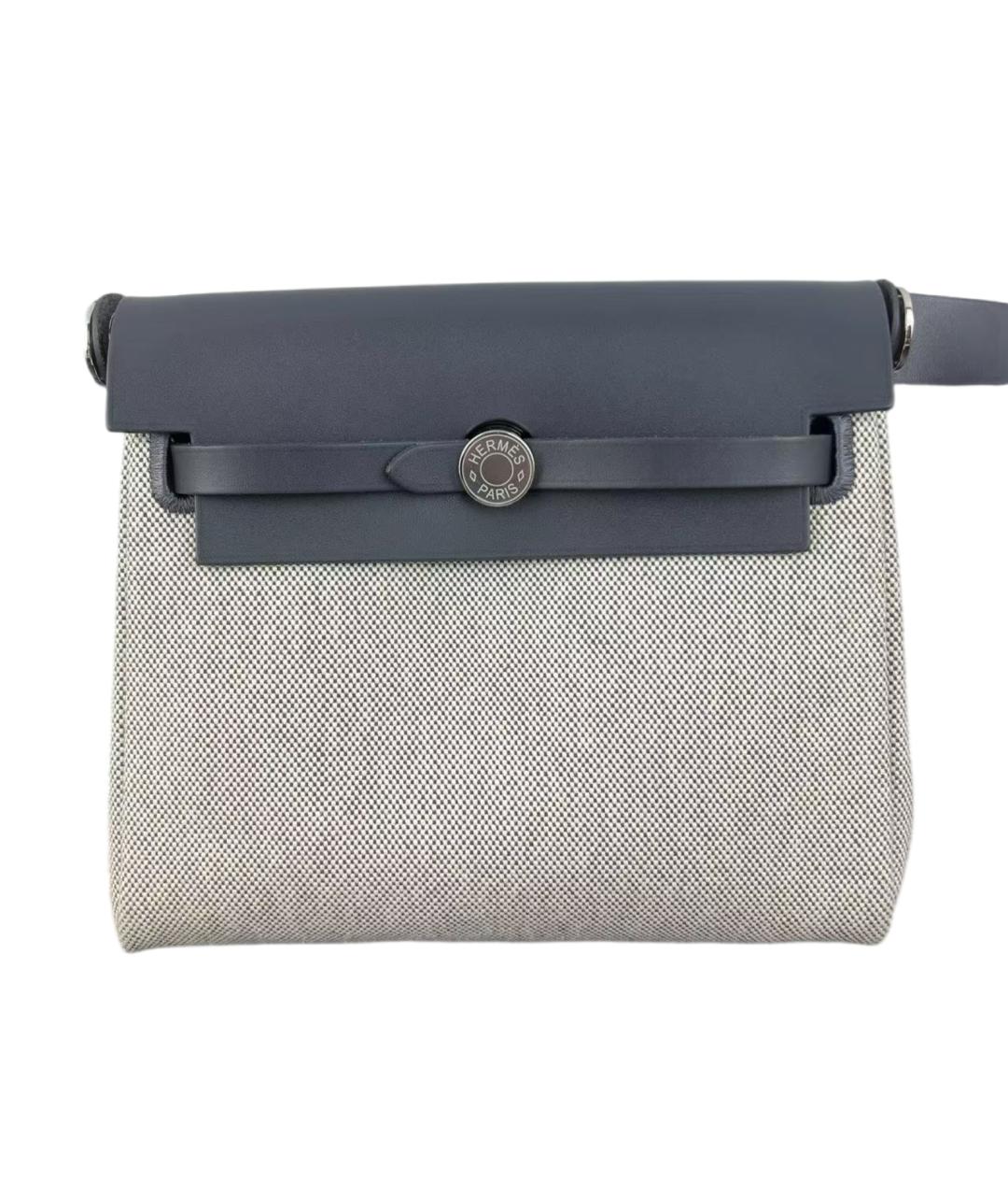 HERMES Голубая сумка через плечо, фото 7