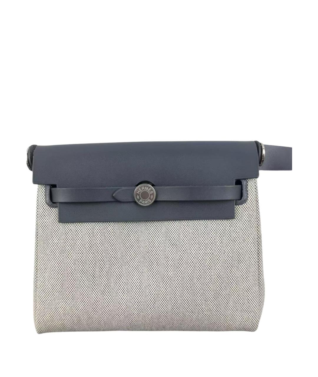 HERMES Голубая сумка через плечо, фото 1