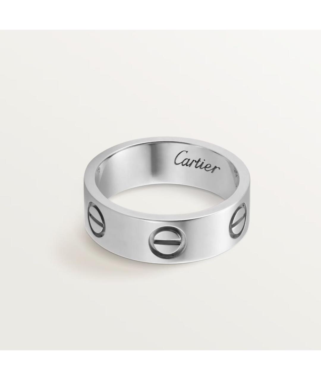 CARTIER Серебряное кольцо из белого золота, фото 3